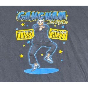 New Old Stock El Costo Gangnam style streetwear overprinted tee XL Dance Cheezy